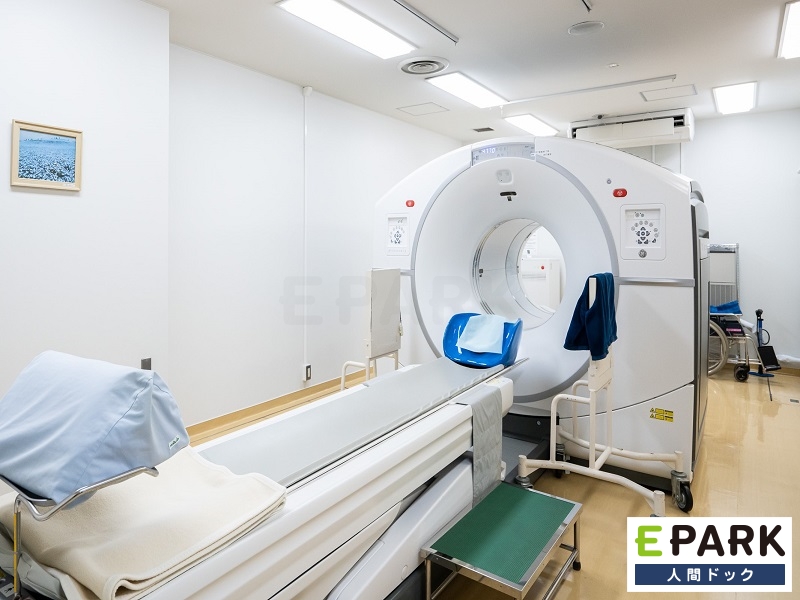 当院のPET-CT装置です。信頼性の高い製品を使用しています。